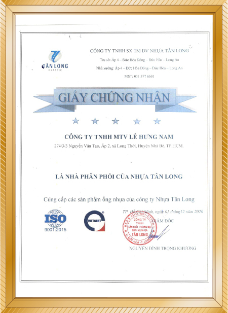 Tổng kho ống nhựa Miền Nam - Công Ty TNHH Thương Mại Dịch Vụ Lê Hưng Nam